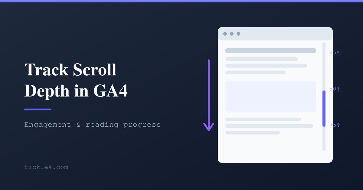 How to Track Scroll Depth in GA4 (Step by Step)
